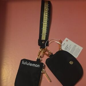lululemon athletica Black and Gold Key Holder Set